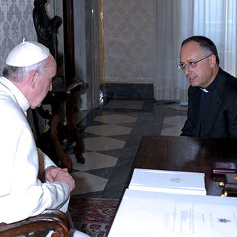 P. Spadaro con Papa Francesco